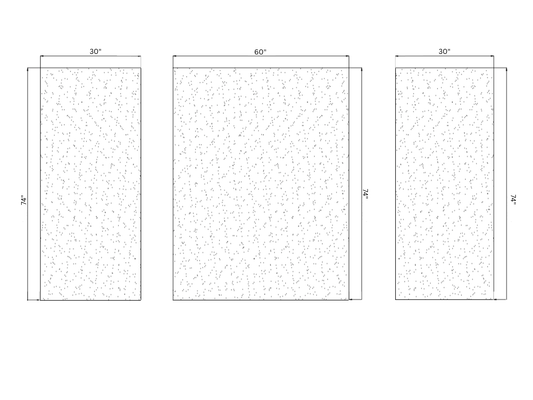 Carrara Marble Matte Surround