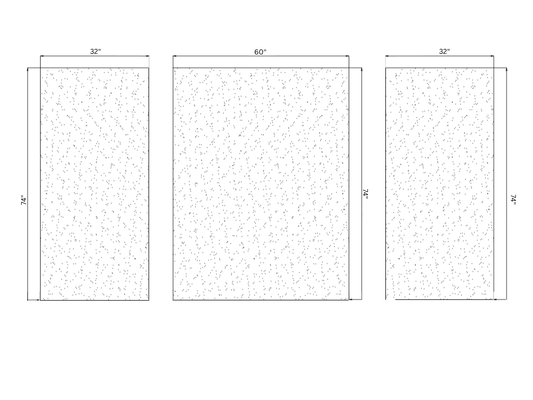 Carrara Marble Matte Surround