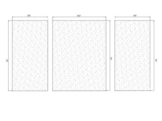 Carrara Marble Matte Surround