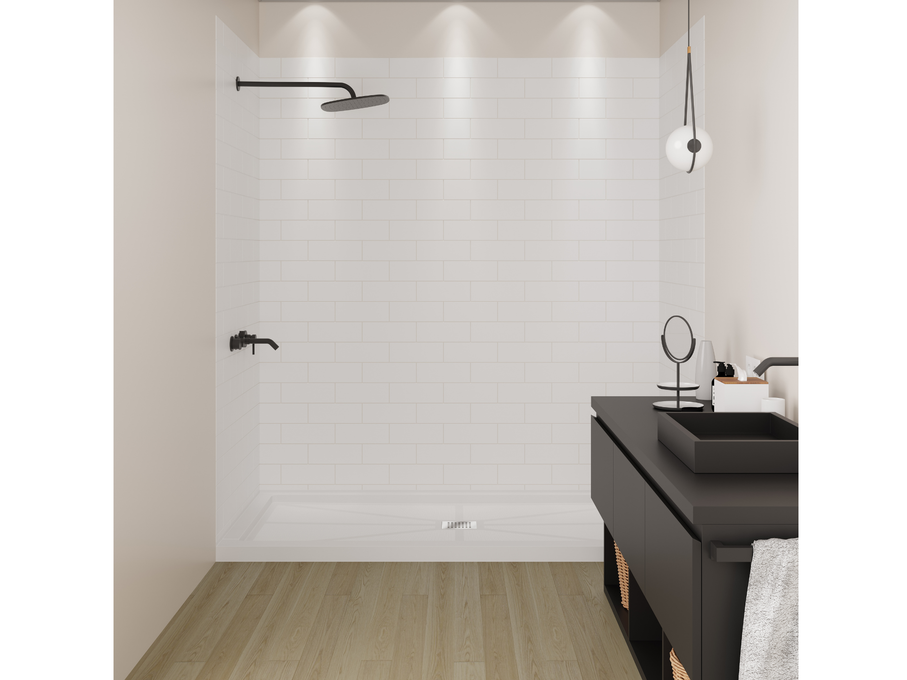 White Brick Gloss Surround