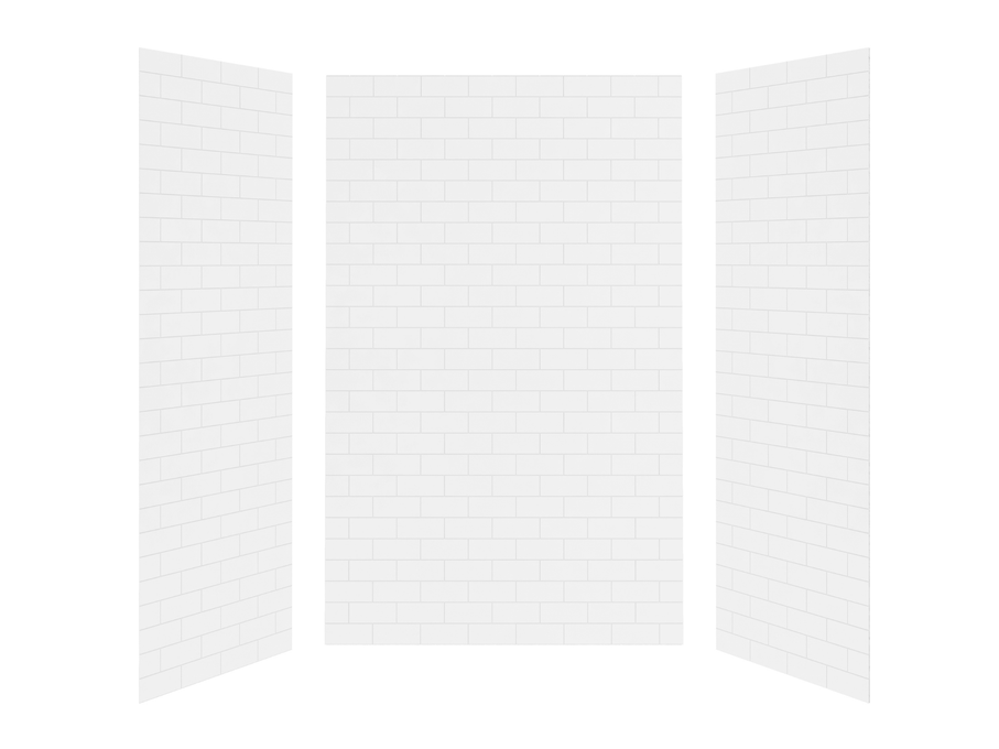 White Brick Gloss Surround