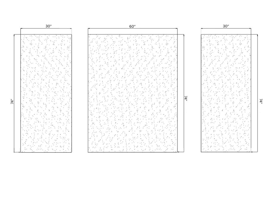 Carrara Marble Matte Surround