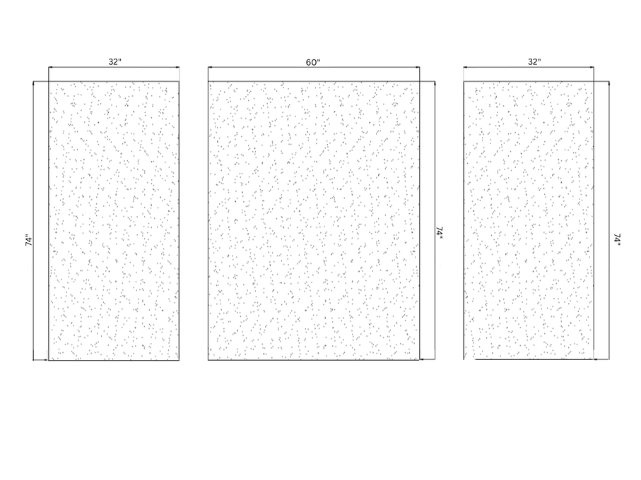 Carrara Marble Matte Surround