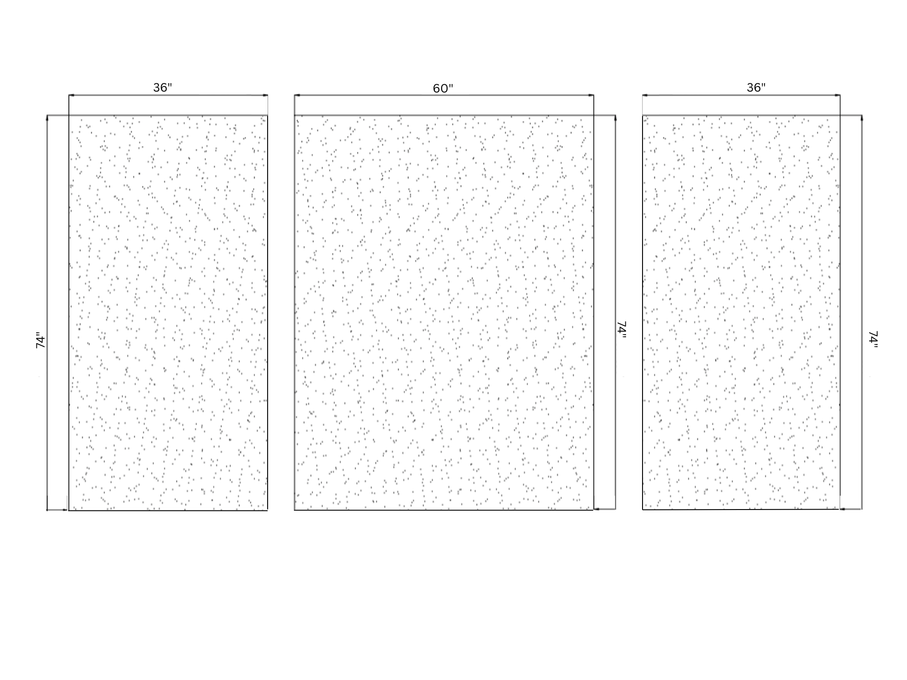 Carrara Marble Matte Surround